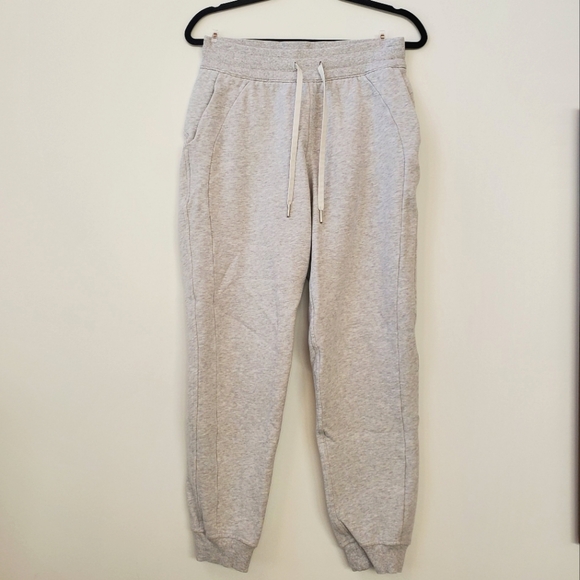 Lululemon Scuba High-Rise Jogger *Fleece 28"Heathered Core Ultra Light Grey 6 - Picture 5 of 13